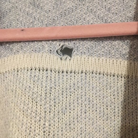 LUCKY BRAND Waterfall Cardigan white blue gray - Picture 5 of 7